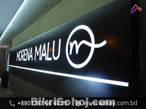 Custom LED Sign Board with Acrylic Letter in Dhaka BD
